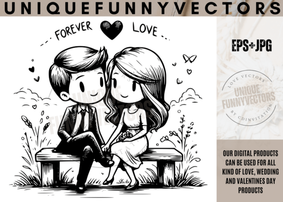 Charming Characters for Every Occasion: Love and Wedding Illustrations 242