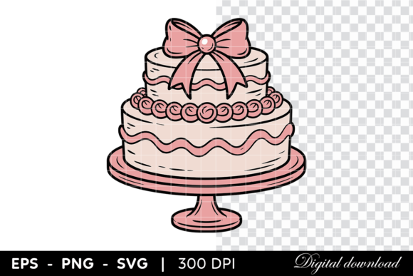 Creating a Sweet Statement: The Elegant Pink Wedding Cake with Bow