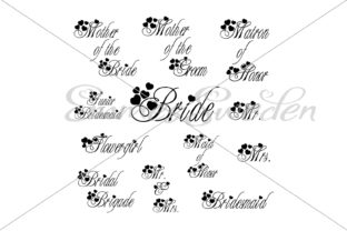 The Wedding, Bridal Party Bundle: Your Complete Design Toolkit