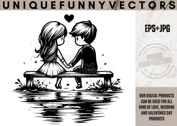 Wedding Couple Svg and Stick Vectors 377: A Designer's Love Story